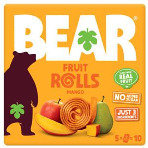 BEAR Fruit Rolls Mango Multipack 5 x 20 g produkt bild