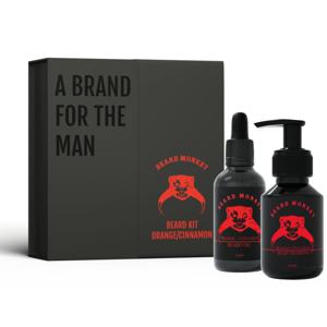 Giftset Beard Monkey Beard Kit Orange/Cinnamon produkt bild