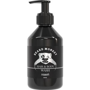 Beard Monkey Hair & Body Wash Licorice 250 ml produkt bild