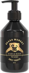 Beard Monkey Hair & Body Wash Sweet Tobacco 250 ml produkt bild