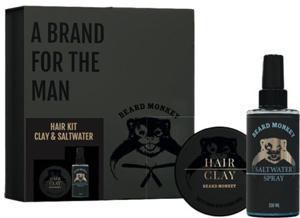 Beard Monkey Hair clay & saltvatten Giftset produkt bild