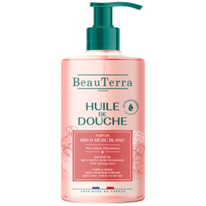Beau Terra Shower Oil Iris & White Musk 750 ml produktbillede