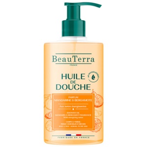 Beau Terra Shower Oil Mandarin & Bergamot 750 ml produktbillede