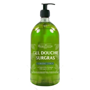 BeauTerra Ultra Rich Shower Gel Lemon Verbena - 1000 ml. produktbillede