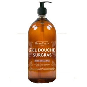 BeauTerra Ultra Rich Shower Gel Sandalwood - 1000 ml. produktbillede