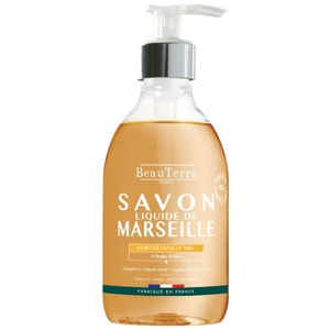BeauTerra Marseille Liquid Soap Honey Vanilla - 300 ml. produktbillede
