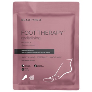 Beauty PRO Foot Therapy Collagen Infused Bootie With Removable Toe Tip produktbilde