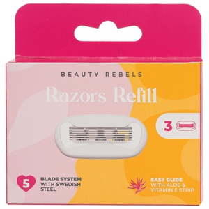 Beauty Rebels Smooth Shaving Blades Refill, 3 stk. produktbilde