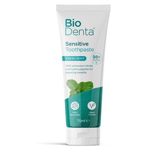 Beconfident Sensitive Toothpaste Fresh Mint Tandkräm mot ilningar 75 ml produkt bild