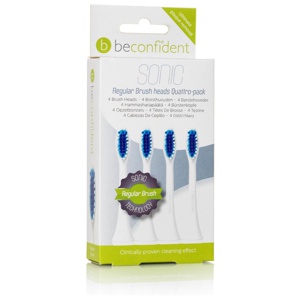 Beconfident Sonic Toothbrush Heads 4-pack Regular White produkt bild