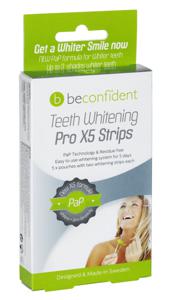Beconfident Teeth Whitening Pro X5 Strips produkt bild