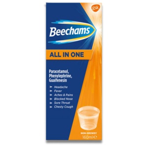 Beechams All-In-One Liquid 160ml product image