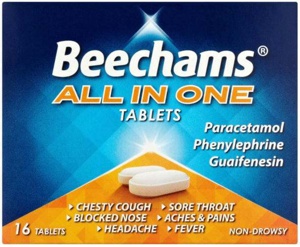 Beechams All-in-one Tablets Non-drowsy Pack of 16 product image