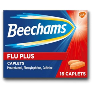 Beechams Flu Plus Caplets Pack of 16 product image
