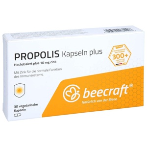 BEECRAFT Propolis Kapseln Plus Produktbild