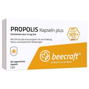 BEECRAFT Propolis Kapseln Plus Produktbild