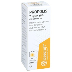 beecraft PROPOLIS Tropfen 55 % mit Echinacea 30 ml Tropfen Produktbild