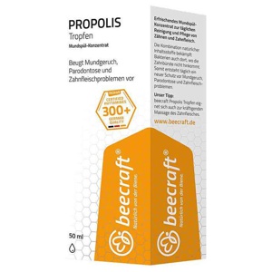 Beecraft Propolis Tropfen Mundspül-Konzentrat, 50 ml Tropfen Produktbild