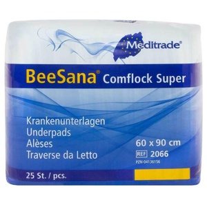 BeeSana Comflock Super Krankenunterlage 60x90 cm, 25 St n.v. Produktbild