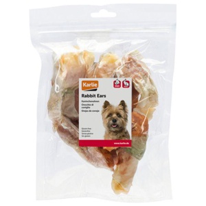 beeztees Getrocknete Kaninchenohren mit Huhn Produktbild