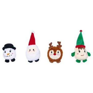 Beeztees Hundespielzeug Plüsch Weihnachtsfiguren Produktbild