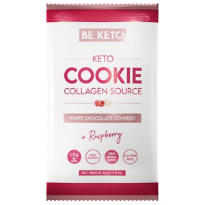 BeKeto Cookie White Chocolate & Raspberry 40 g produkt bild