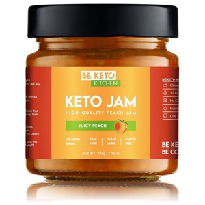 BeKeto Jam Juicy Peach 200 g produkt bild