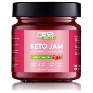 BeKeto Jam Super Raspberry 200 g produkt bild