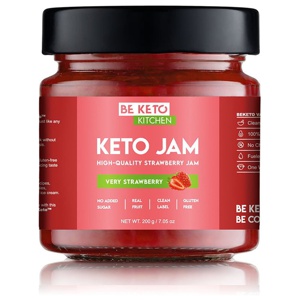BeKeto Jam Very Strawberry 200 g produkt bild