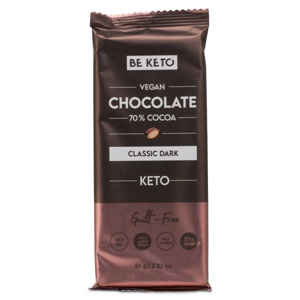 BeKeto KETO Chocolate Original Dark 80 g produktbillede