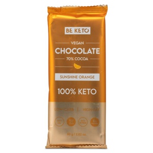 BeKeto KETO Chocolate Sunshine Orange 80 g produktbillede