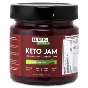 BeKeto KETO Jam Cherry on Top 200 g produktbillede