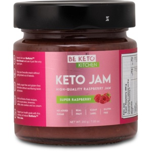 BeKeto KETO Jam Super Raspberry 200 g produktbillede