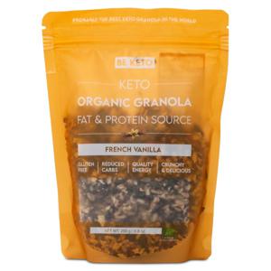 BeKeto KETO Organic Granola French Vanilla 250 g produkt bild