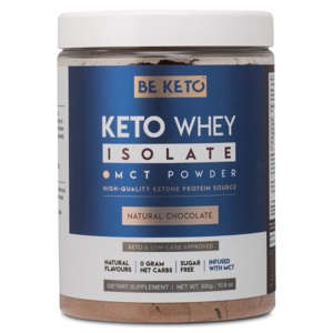 BeKeto KETO Whey + MCT Chocolate 300 g produktbillede