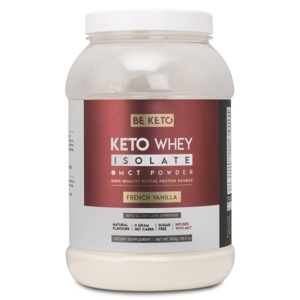 BeKeto KETO Whey + MCT French Vanilla 800 g produktbillede