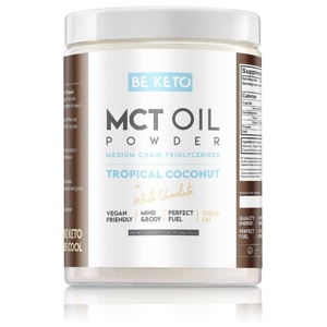 BeKeto MCT Oil Powder Coconut & White Chocolate 300 g produkt bild
