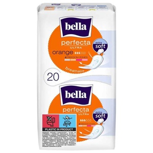 BELLA Perfecta ultra Bi.orange o.Flügel extra soft Produktbild