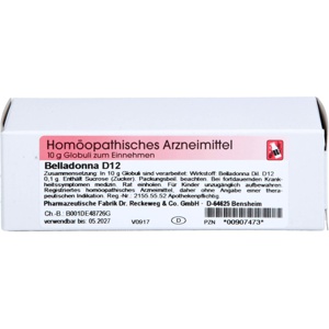 BELLADONNA D 12 Globuli Produktbild