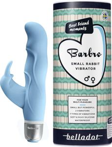 Belladot Barbro Small Rabbit Vibrator Blue produkt bild