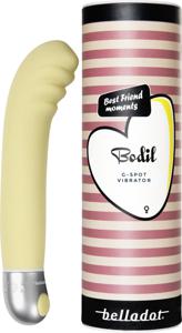 Belladot Bodil G-punktsvibrator gul produkt bild