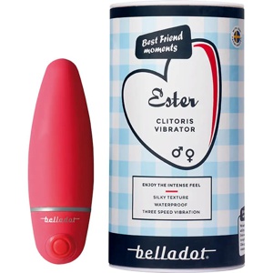 Belladot Ester klitorisvibrator rød produktbilde