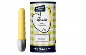 Belladot Greta Mini Vibrator Yellow produktbilde
