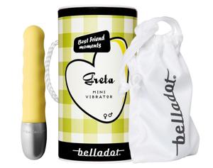 Belladot Greta Minivibrator gul produkt bild