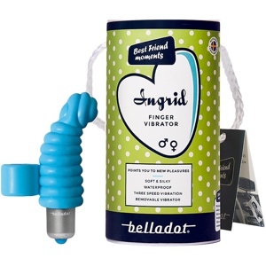 Belladot Ingrid Finger Vibrator Blue produktbillede