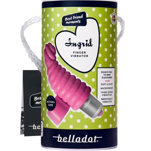 Belladot Ingrid Fingervibrator rosa produktbilde