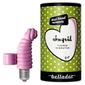 Belladot Ingrid fingervibrator rosa 1 st produkt bild