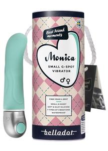Belladot Monica Small G-Spot Vibrator Green produkt bild