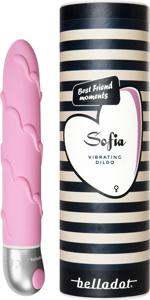 Belladot Sofia Vibrating Dildo Pink produkt bild