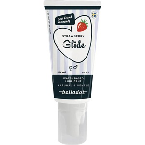Belladot Strawberry Vannbasert Glidemiddel 80 ml produktbilde